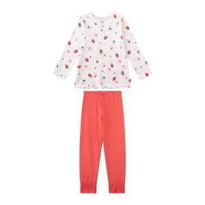 Sanetta Пижама в цвете дыни, жемчужно-белая