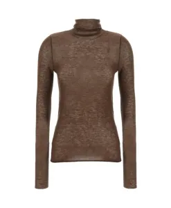 Свитер с мхом Pinko, коричневый