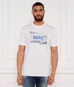 Футболка te_logospace Regular fit Boss Orange, белый