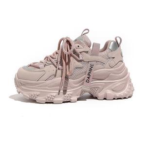 Женские кроссовки с низким верхом и массивной подошвой, устойчивые к истиранию DAPHNE, Ecru