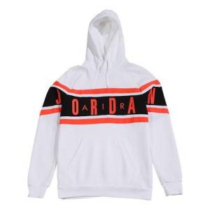 Толстовка Air Jordan Air logo Printing Fleece Pullover White, белый