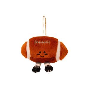 Очаровательные баскетбольные футбольные регби теннисные подвески для сумки плюшевые куклы высота 15см Happy Fish