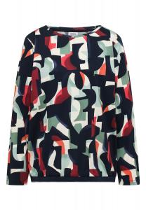 CECIL Лонгслив в цвете Night Blue