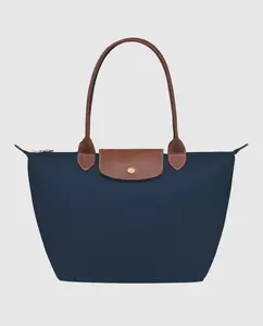 Женская сумка через плечо Le Pliage Original среднего размера Longchamp, темно-синий