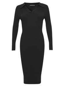 Вязаное платье Threadbare Thyme, черный