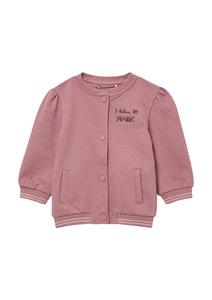 Толстовка с капюшоном на молнии s.Oliver, Magenta