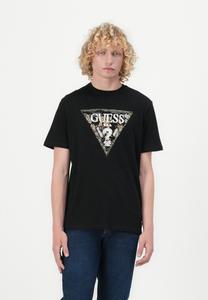 Футболка с принтом TRIANGLE TEE Guess, черный