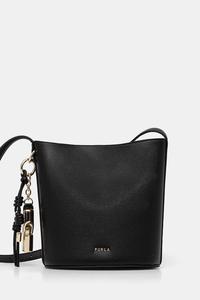 Кожаная сумка Furla, черный