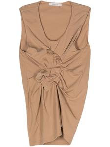 Gauchère топ с оборками, серый