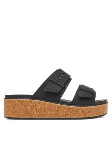 Мюли Brooklyn Cork Buckle 211252 Crocs, черный
