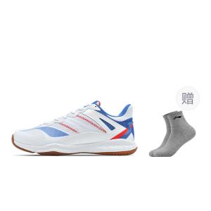 Li-Ning Rocket Family, Haidongqing Collection, быстросохнущие нескользящие легкие бадминтонные кроссовки с низким верхом, royal синий+li-ning socks 1 pack (random color)
