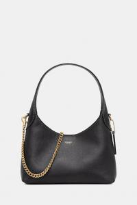 Кожаная сумка Brooklyn 21 Coach, черный