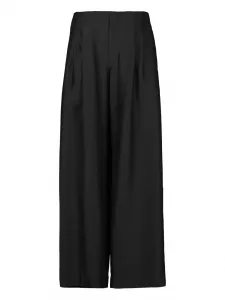 Плиссированные брюки Staud, черный