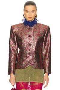 Женская куртка Saint Laurent, Rose Fonce & Rose Pale