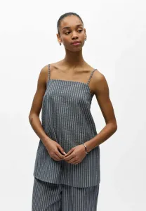 Штрайфен топ Object, Dark Denim