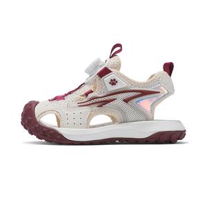 Детские сандалии с низким верхом, нескользящие, износостойкие, дышащие, легкие, амортизирующие TALKING TOM, бежевый/бордовый