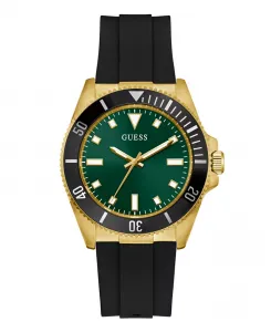 Мужские аналоговые часы в черном и золотом тоне, 41mm Guess