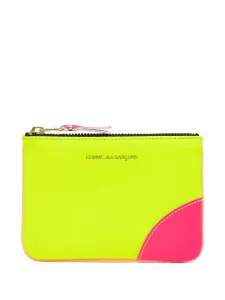 Кожаный кошелек Super Fluo Comme Des Garçons Wallet, желтый
