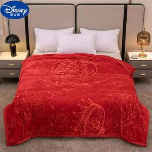 Disney Одеяло 200х230 см, флисовое, вес 3 кг, цвет Celebration Red, с вышитой упаковкой