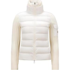 Пуховик женский белый Moncler