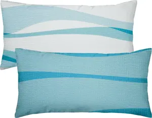 Наволочка , 2 шт., синяя, 40x80 см Erwin Müller