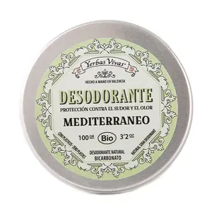 Твердый дезодорант Desodorante Bio Mediterráneo Yerbas Vivas, 100 g