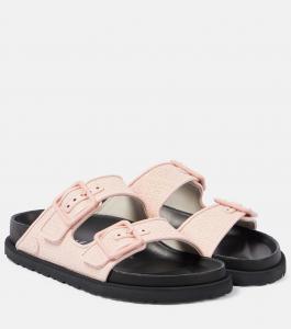 Сандалии из рафии Arizona Luxe Birkenstock 1774, Chintz Rose