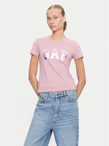 Футболка стандартного кроя Gap, розовый