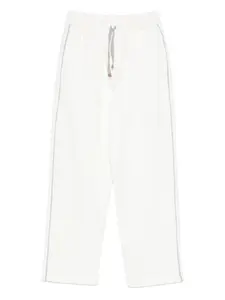 Тренировочные брюки на кулиске Eleventy Kids, белый