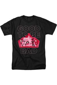 Футболка с коротким рукавом для взрослых DC Comics Superhero Girls Good To Be Bad Gildan, черный