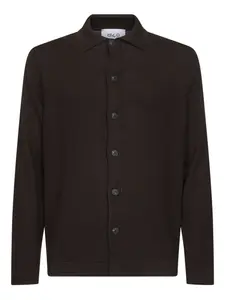 Рубашка с воротником-поло и пуговицами D4.0, коричневый