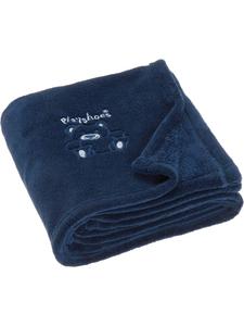 Playshoes Флисовое одеяло с изображением медведя, темно-синего цвета