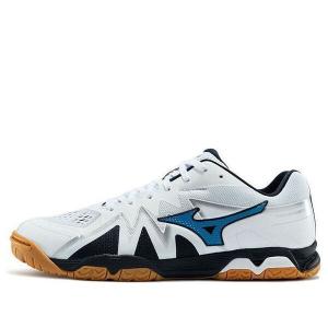 Кроссовки wave medal rise 'white black' Mizuno, белый