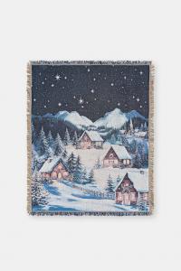 Жаккардовое одеяло Medicine, темно-синий