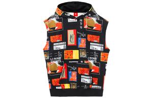 Мужская толстовка Li Ning, черная, с капюшоном, размер средний/обычный