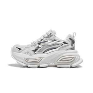 CHERYKALLY Женские противоскользящие и износостойкие низкие массивные кроссовки с эффектом увеличения роста - Moonstone Black, цвет Moonstone Black