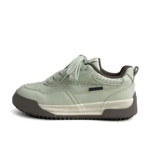 JimiXiong Женские лоу-топ скейтборд кроссовки зелёные, цвет Green