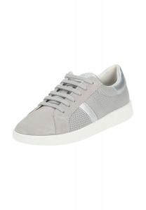 Кроссовки из кожи/синтетики GEOX, цвет Hellgrau