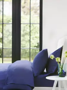 Постельное белье Jasper Conran London 300 Thread Count Organic Cotton, цвет royal/blue