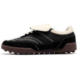 Винтажная спортивная серия Кроссовки унисекс с низким верхом, черный/античные белый Foot Industry