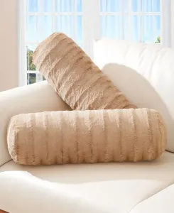 Комплект декоративных подушек-валиков, 20 x 61 см Cheer Collection, песочный