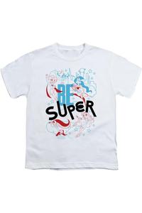 Футболка с коротким рукавом DC Comics Superhero Girls Be Super для детей Gildan, белый