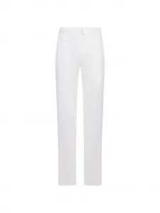Джинсы прямого кроя Kiton, белый