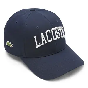 Детская шапка Lacoste с логотипом бренда Lacoste kids, синий