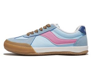 Кроссовки для скейтбординга немецкой армии с противоскользящим покрытием и низким верхом, женские Feiyue, Beige Gray Blue