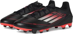 Футбольные бутсы Adidas Унисекс-взрослые F50 Club для твердого/разнообразного покрытия, черный/красный/ярко-красный