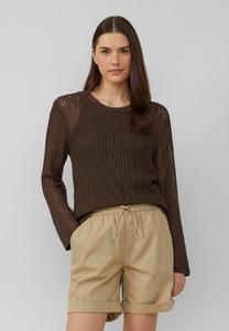 Джемпер MIT AJOURMUSTER s.Oliver, темно-коричневый
