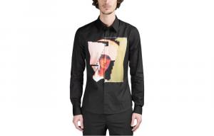 Рубашка мужская черная Givenchy, черный