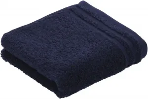 Полотенца гостевые Vossen "Calypso Feeling", (3 шт), в наборе, ВЕГАН 30х50 см (3 шт.), темно-синий
