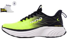 Кроссовки унисекс с низким верхом, зеленый/черный Jndo